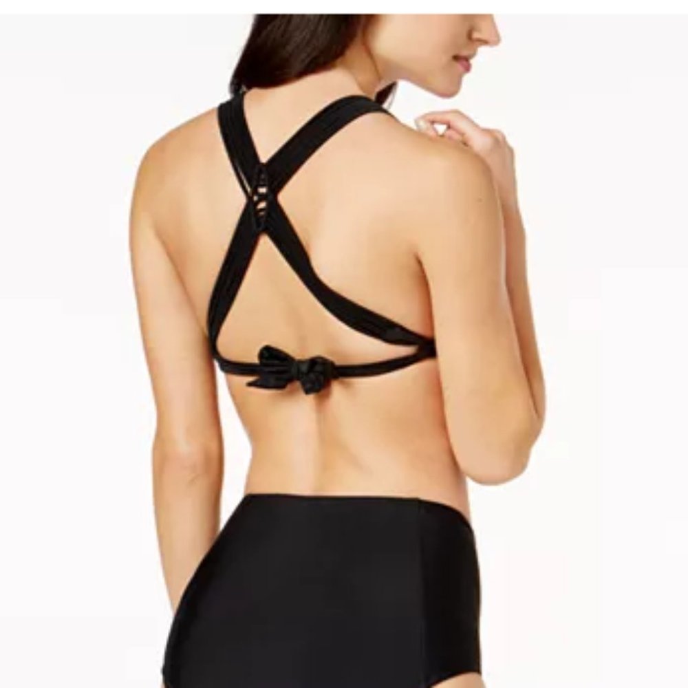 NWT Hula Honey Macramé Criss Cross Bikini Top XL - Picture 3 of 7